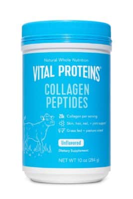 A bottle of Vital Proteins Collagen Peptides