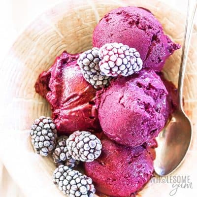 Blackberry Sugar-Free Frozen Yogurt