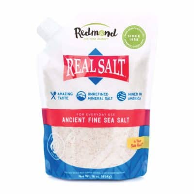 A bag of sea salt