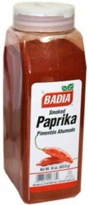 A jar of Badia Smoked Paprika