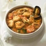 Cioppino Seafood Stew in a bowl