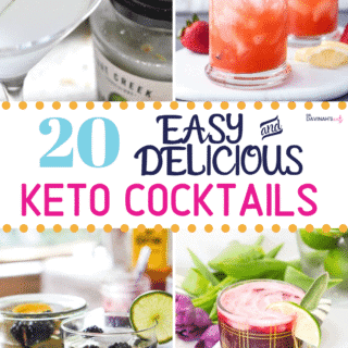 Keto Cocktails recipes Pinterest image