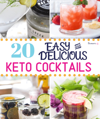 Keto Cocktails recipes Pinterest image