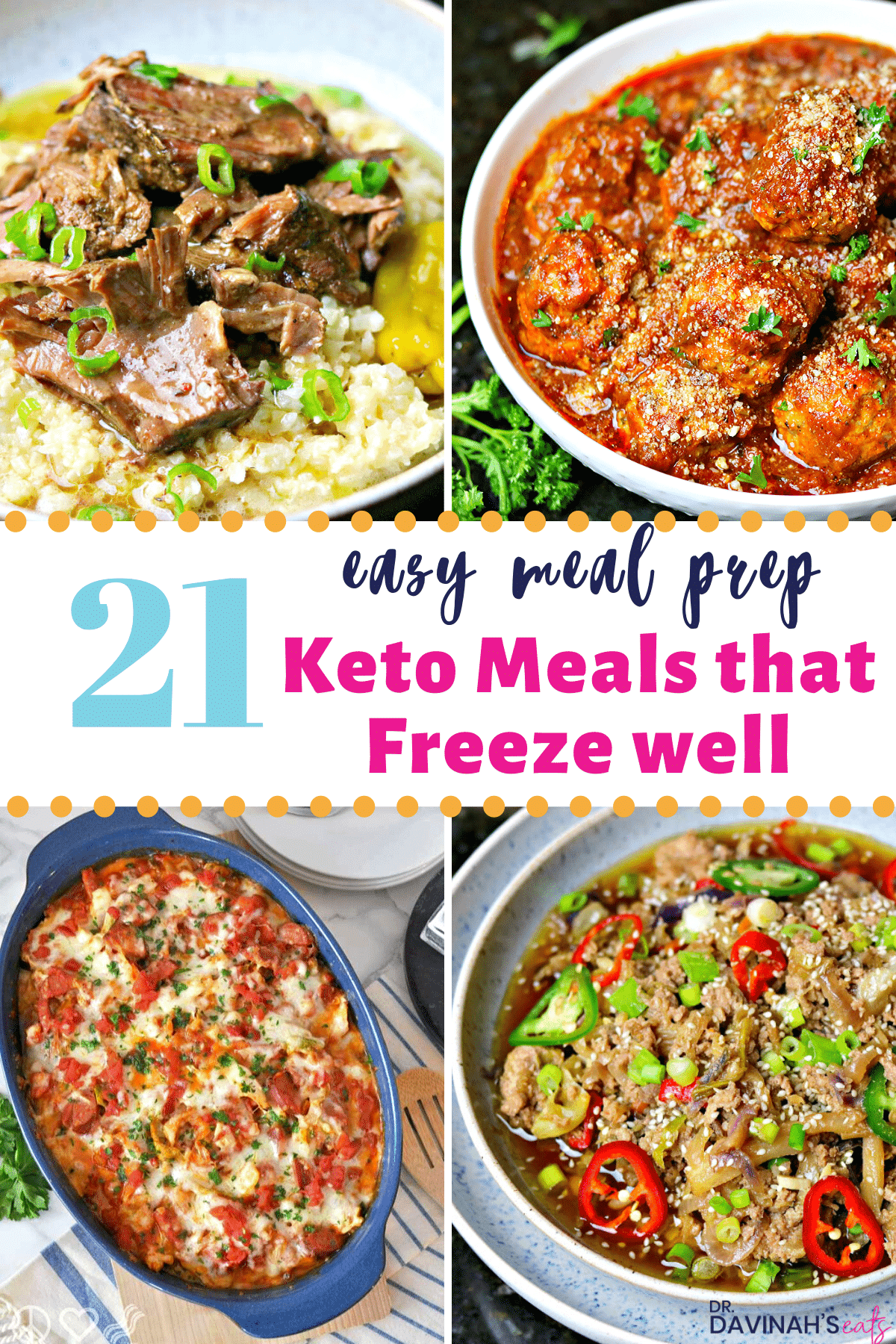 21 Low Carb Frozen Meals Recipes For Meal Prep Dr Davinah s Eats
