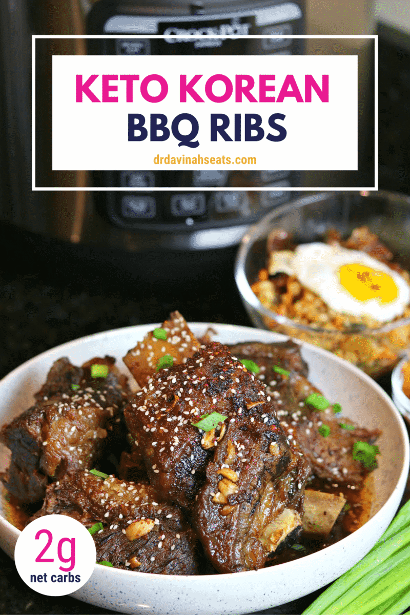Pinterest image for Keto Korean BBQ