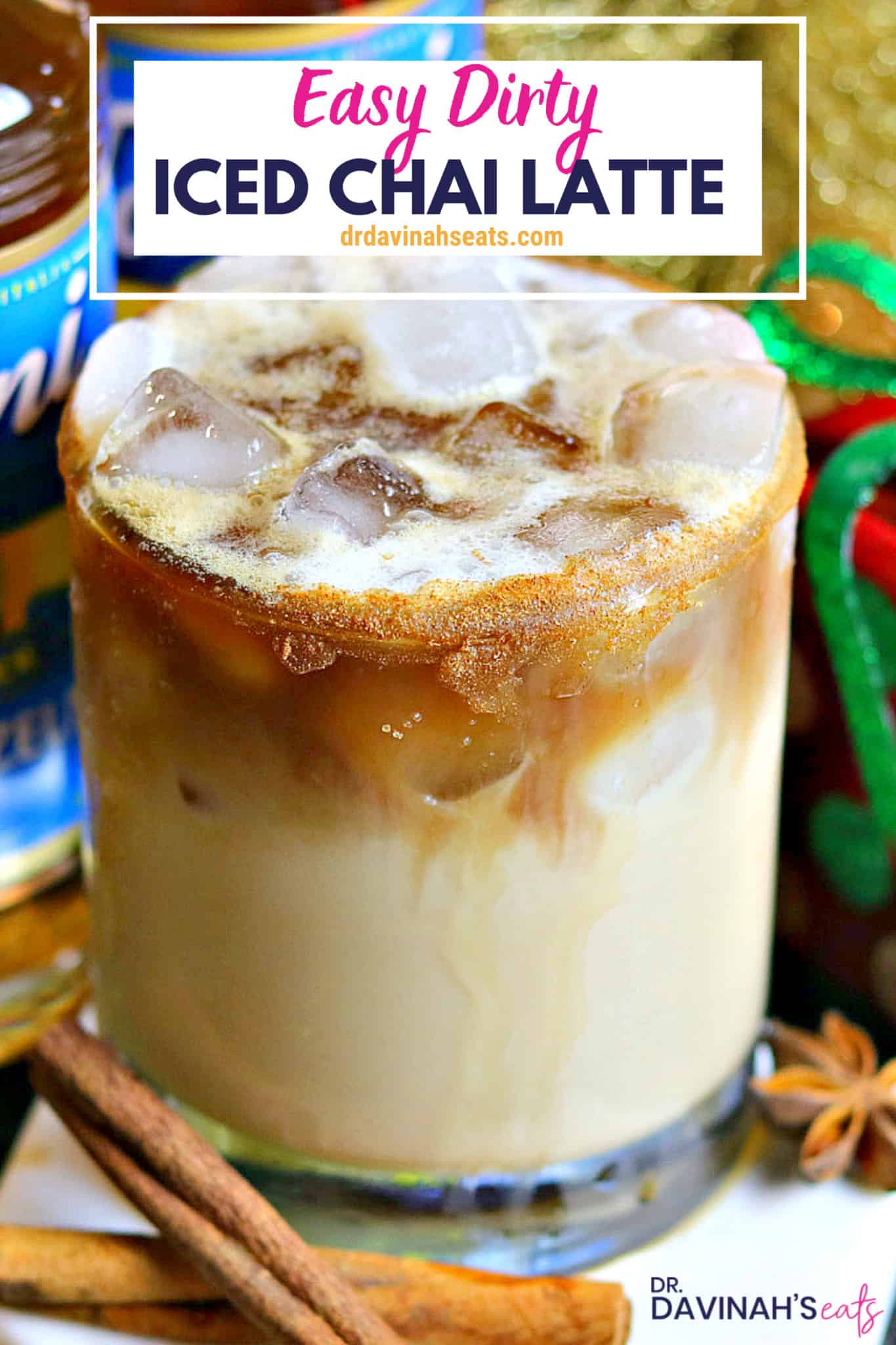 Easy Keto Dirty Chai Tea Latte Recipe (4 Ways) Dr. Davinah's Eats