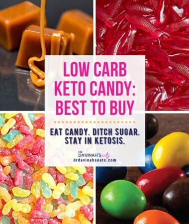 keto-friendly candy options to buy Pinterest Image