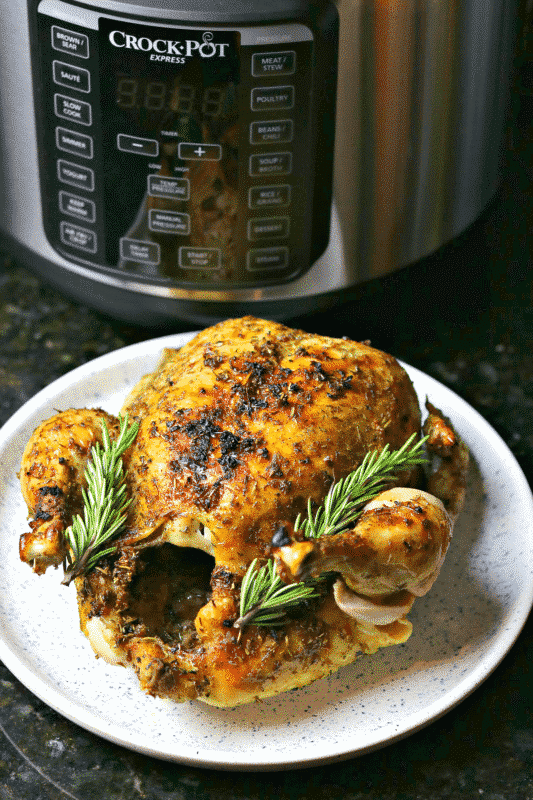 Whole chicken crock pot express new arrivals