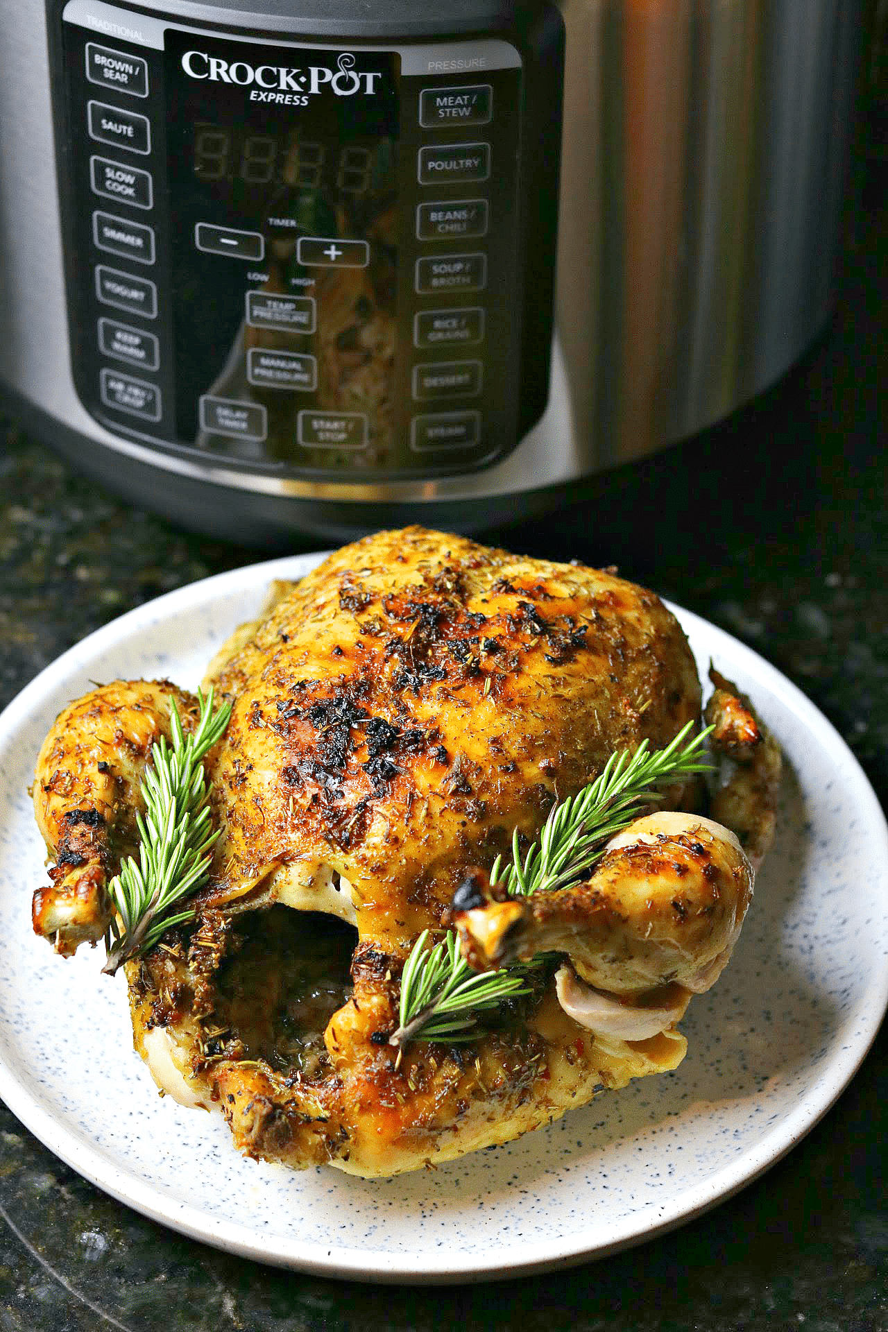 Easy Pressure Cooker Whole Chicken Recipe [+VIDEO] Dr. Davinah's Eats