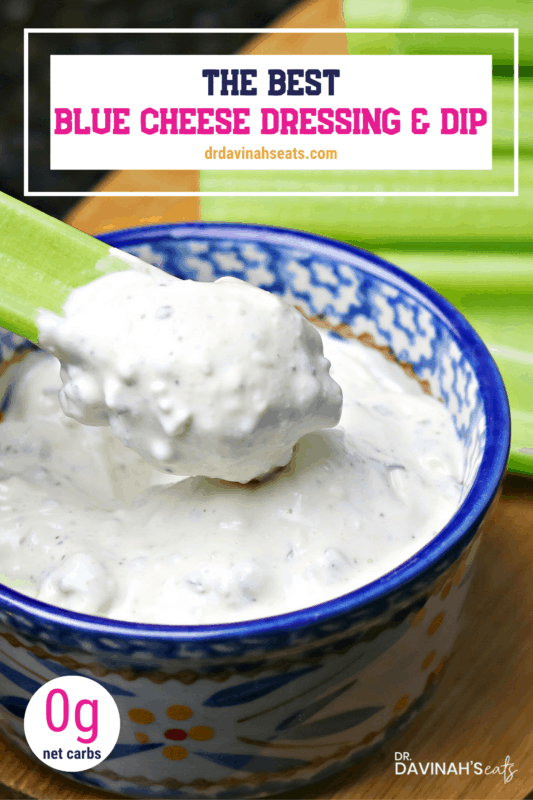 Pinterest image for Blue Cheese Dressing Recipe