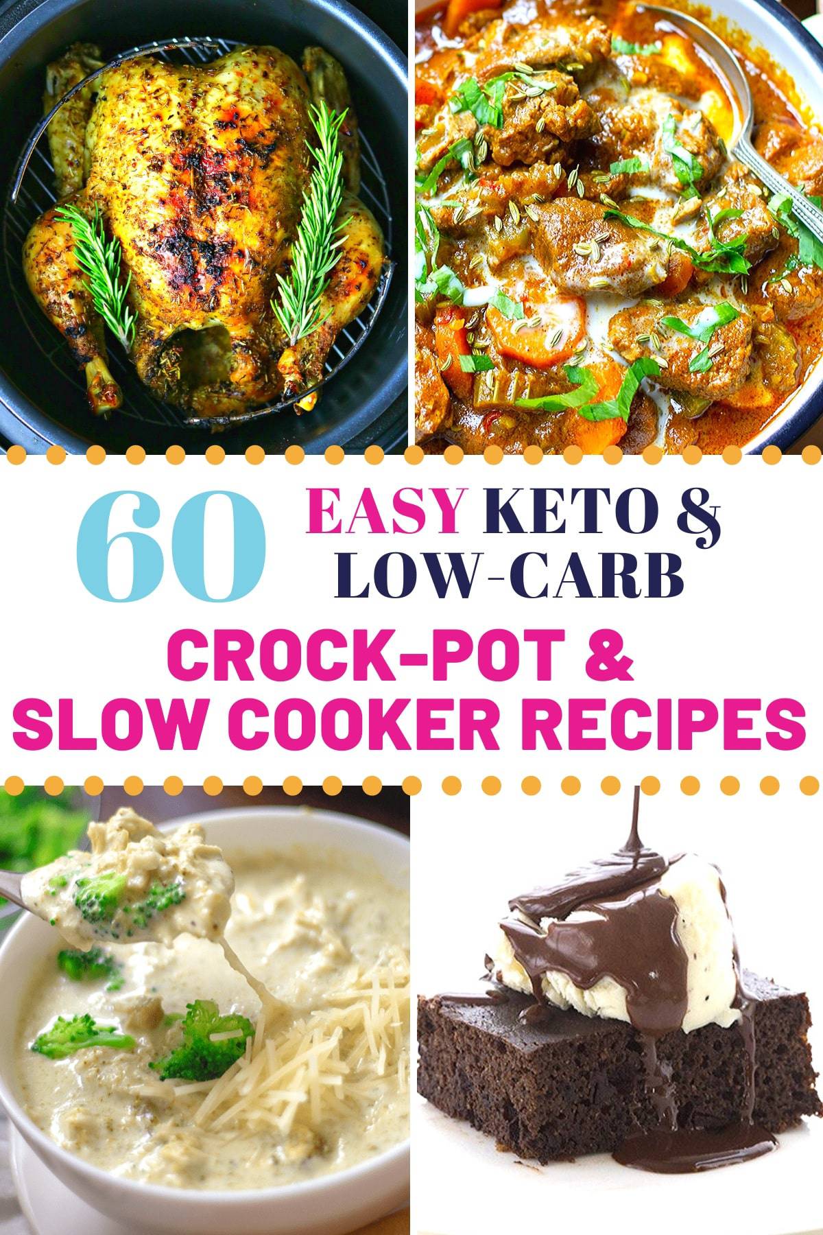 60 Easy Keto & LowCarb CrockPot Recipes Dr. Davinah's Eats