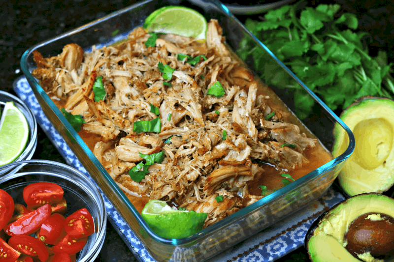 pork roast in a bowl