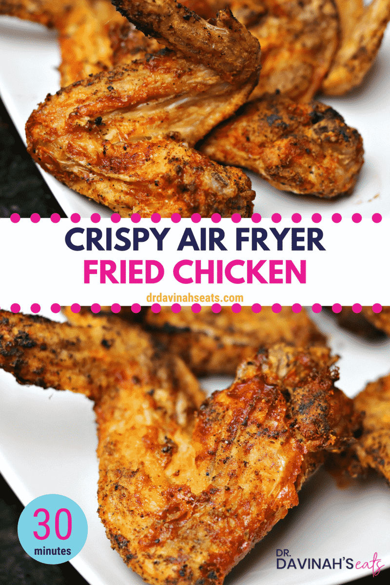 Ninja Foodi Air Fryer Chicken Wings Recipe [+VIDEO] - Dr. Davinah's Eats