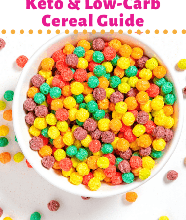 Low-carb Cereal Pinterest image