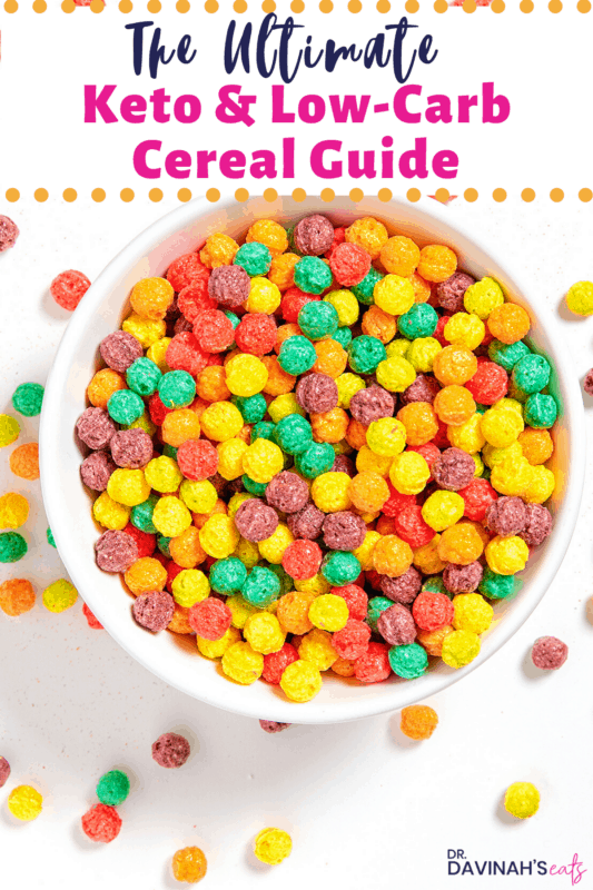 Low-carb Cereal Pinterest image