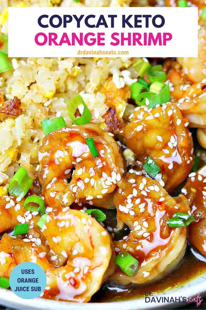 Keto Orange Peel Shrimp (or Chicken) Recipe Dr. Davinah's Eats