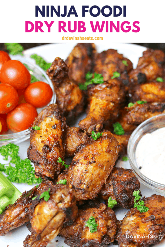 Spicy Dry Rub Chicken Wings Recipe [+Video] Dr. Davinah's Eats