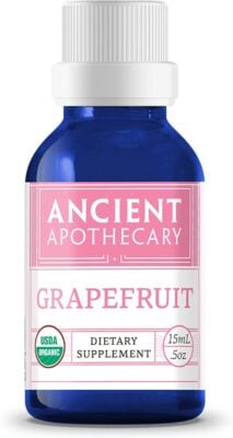 One bottle of Ancient Apothecary Grapefruit Essential Oil