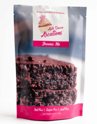 One package of Keto Queen Kreations Brownie Mix