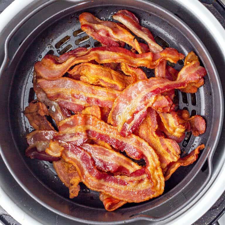 Ninja Foodi Air Fryer Bacon | Dr. Davinah's Eats