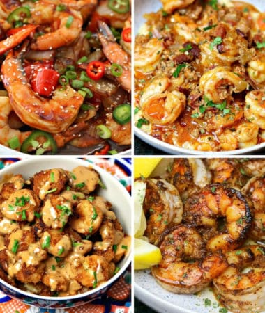 photo of four easy keto shrimp recipes
