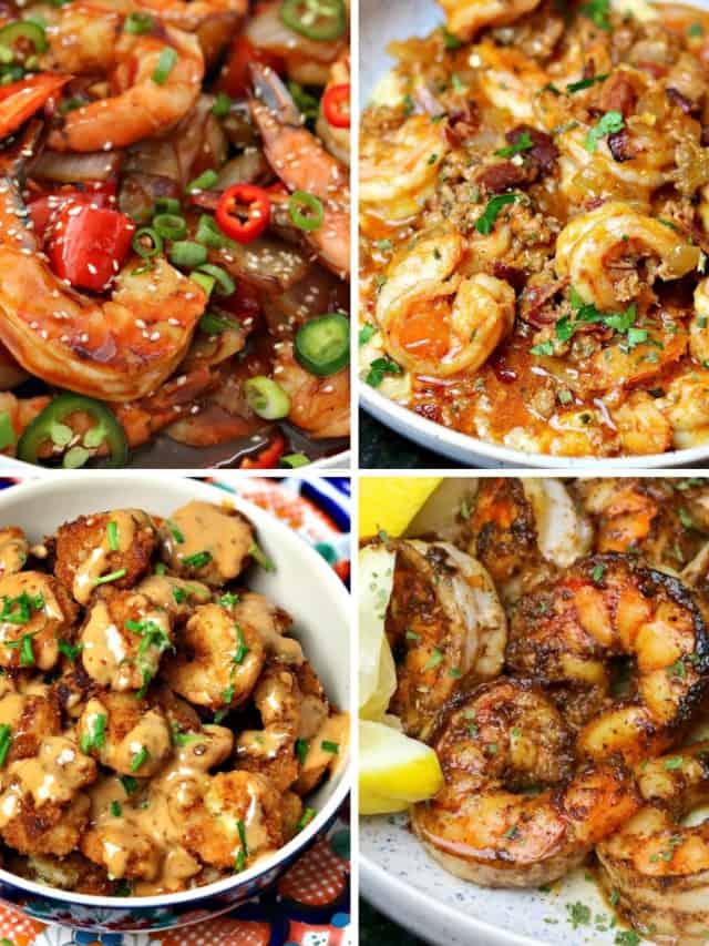 photo of four easy keto shrimp recipes