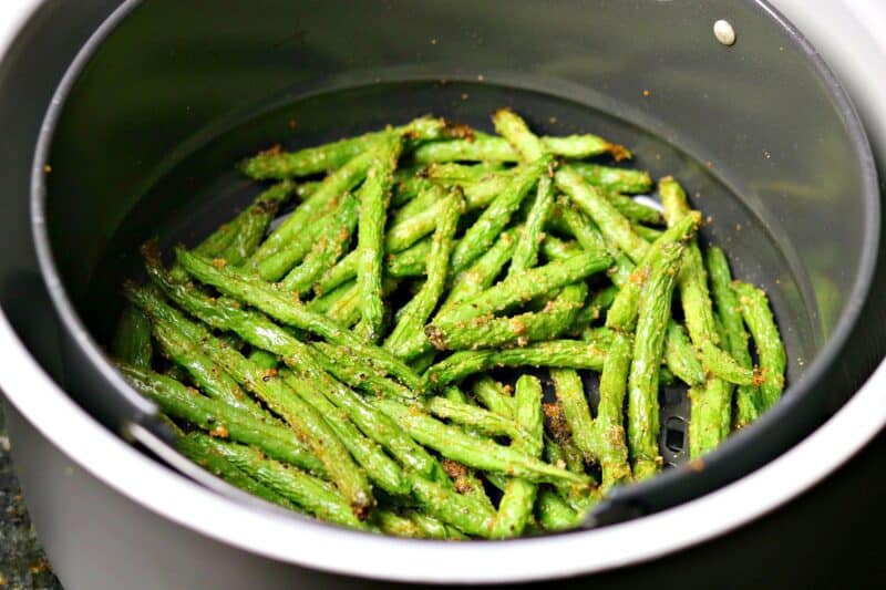 Air Fryer Green Beans Recipe Dr. Davinah's Eats