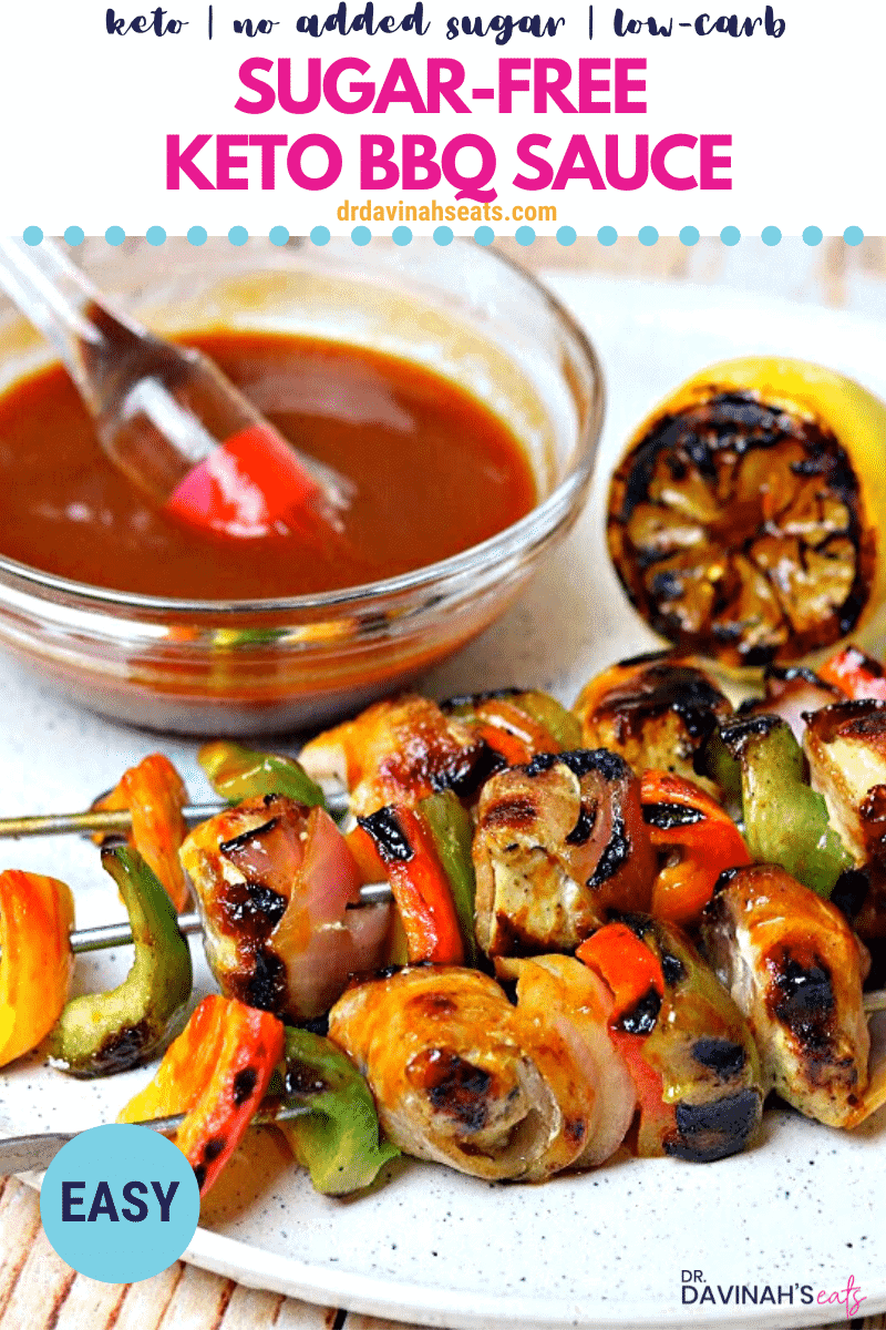 Easy Keto BBQ Sauce Recipe [+Video] Dr. Davinah's Eats