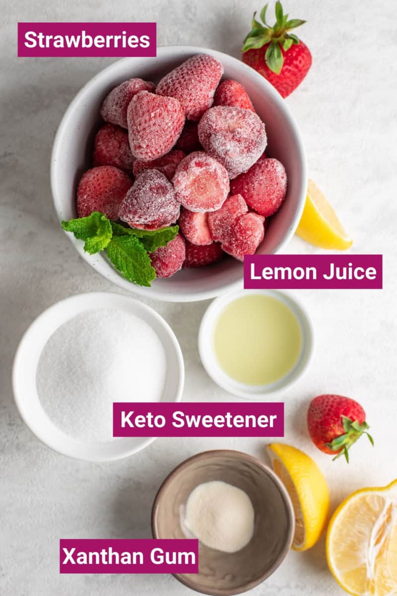 keto strawberry sauce ingredients