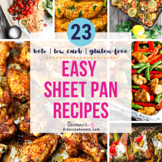 pinterest image for easy sheet pan meals