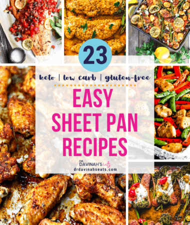 pinterest image for easy sheet pan meals