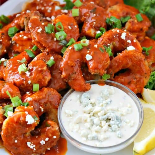 Fried Buffalo Shrimp - Little Sunny Kitchen