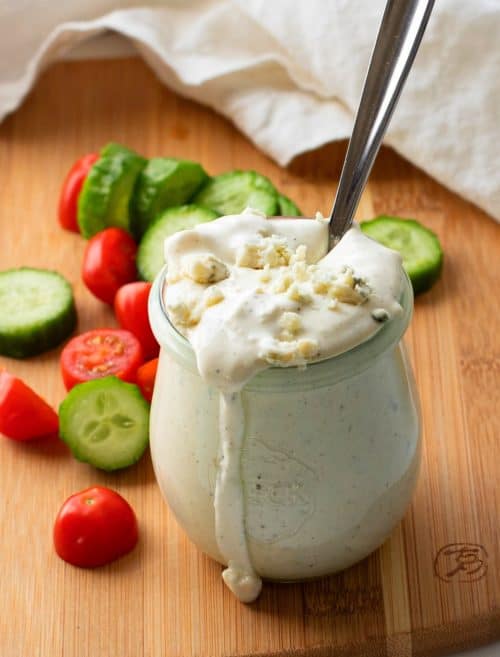 Best Keto Blue Cheese Dressing Dr. Davinah's Eats