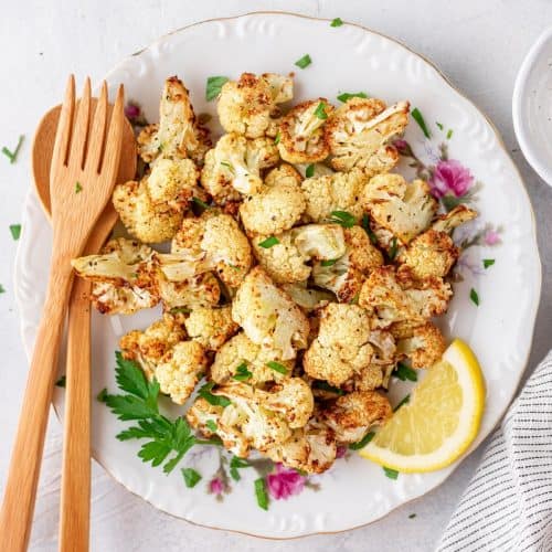 Air Fryer Roasted Cauliflower Recipe Dr. Davinah's Eats