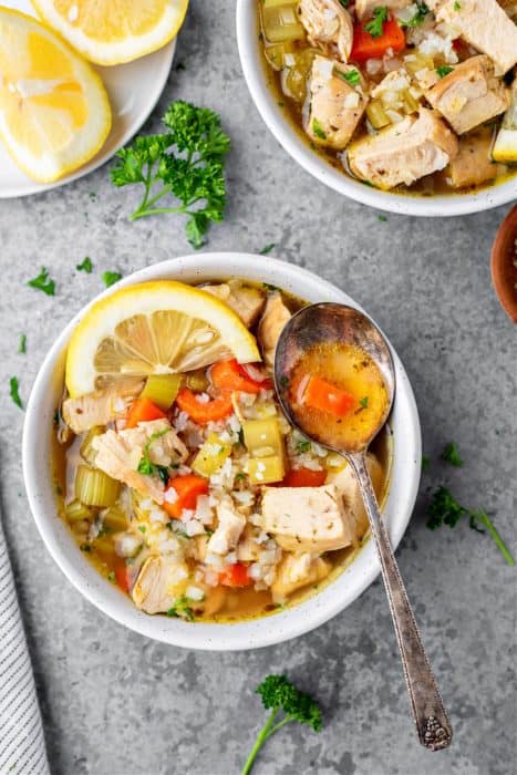 Keto Chicken Vegetable Soup - Dr. Davinah's Eats