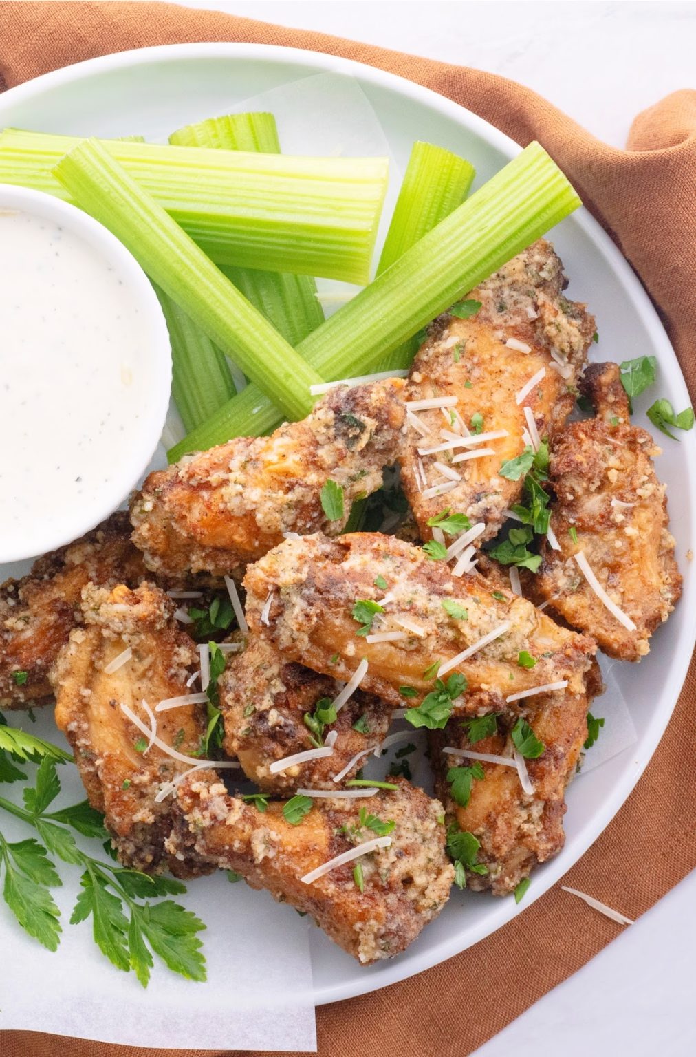 Garlic Parmesan Chicken Wings Video Dr Davinahs Eats