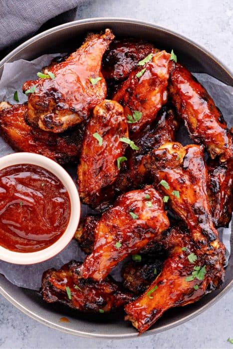 Air Fryer BBQ Chicken Wings [+VIDEO] - Dr. Davinah's Eats