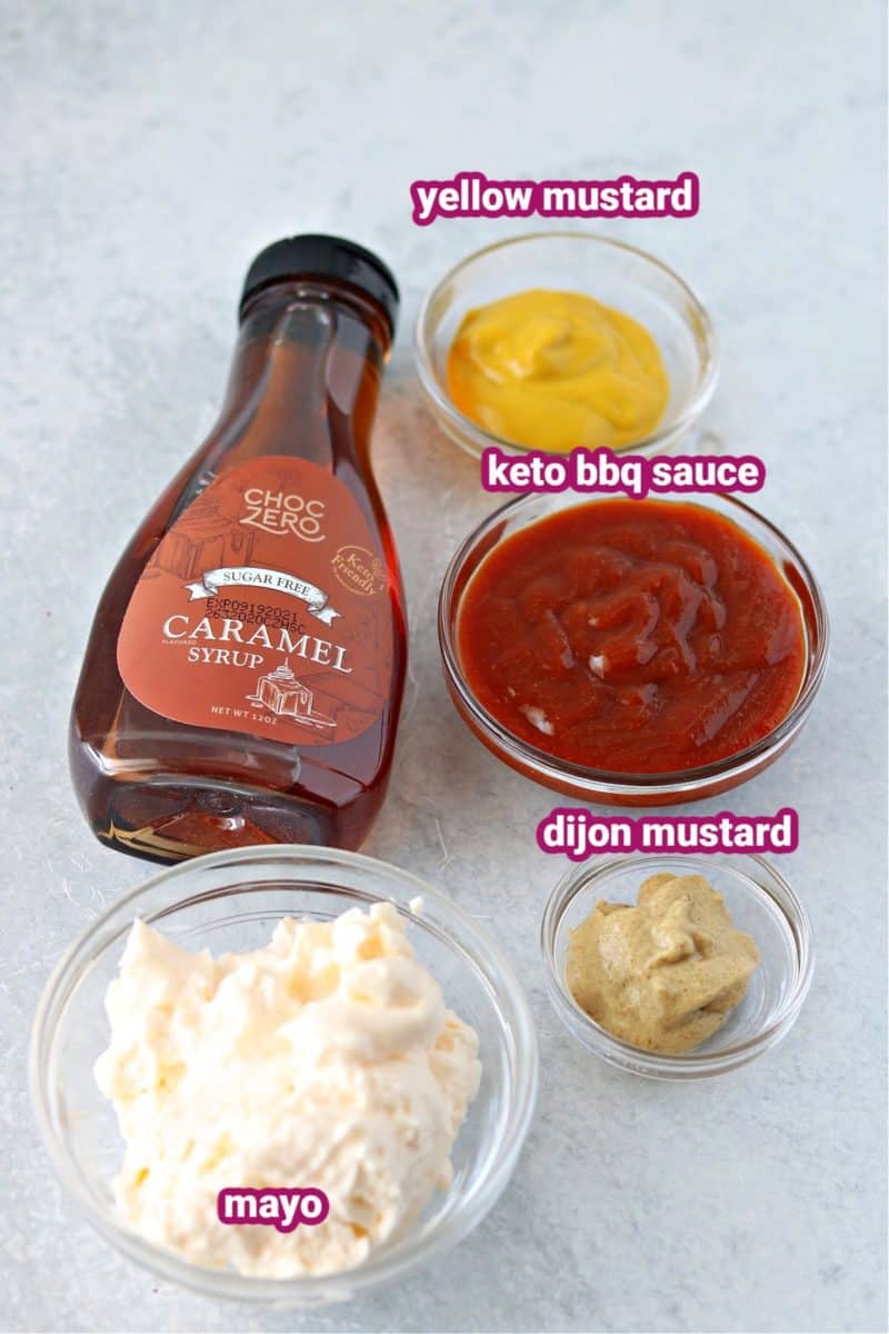 the ingredients for copycat chick-fil-a sauce