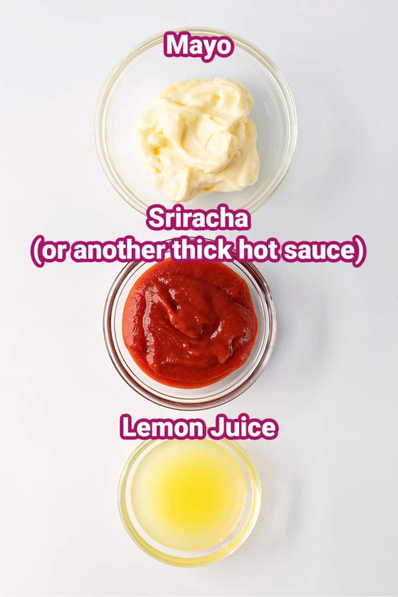ingredients in spicy mayo