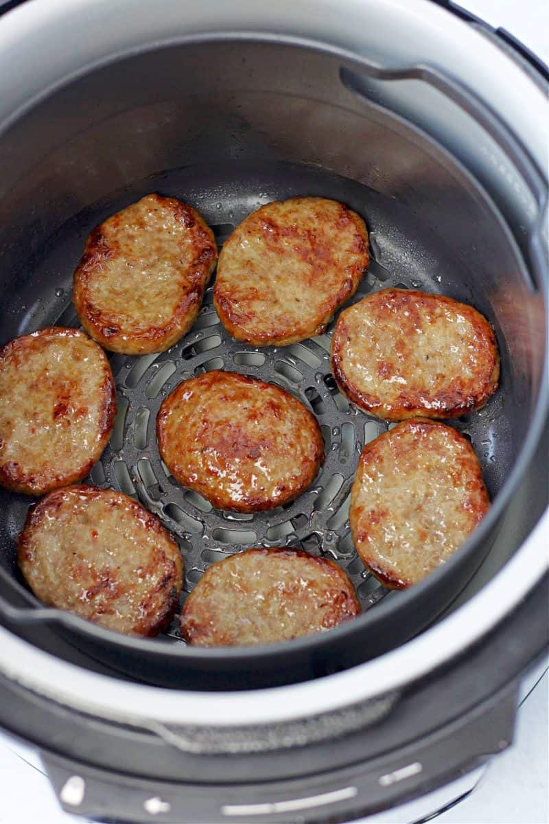 Air Fryer Breakfast Sausage Patties [+Video] Dr. Davinah's Eats