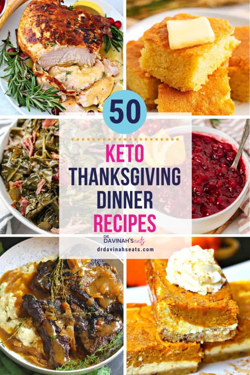 pinterest image for keto thanksgiving recipes