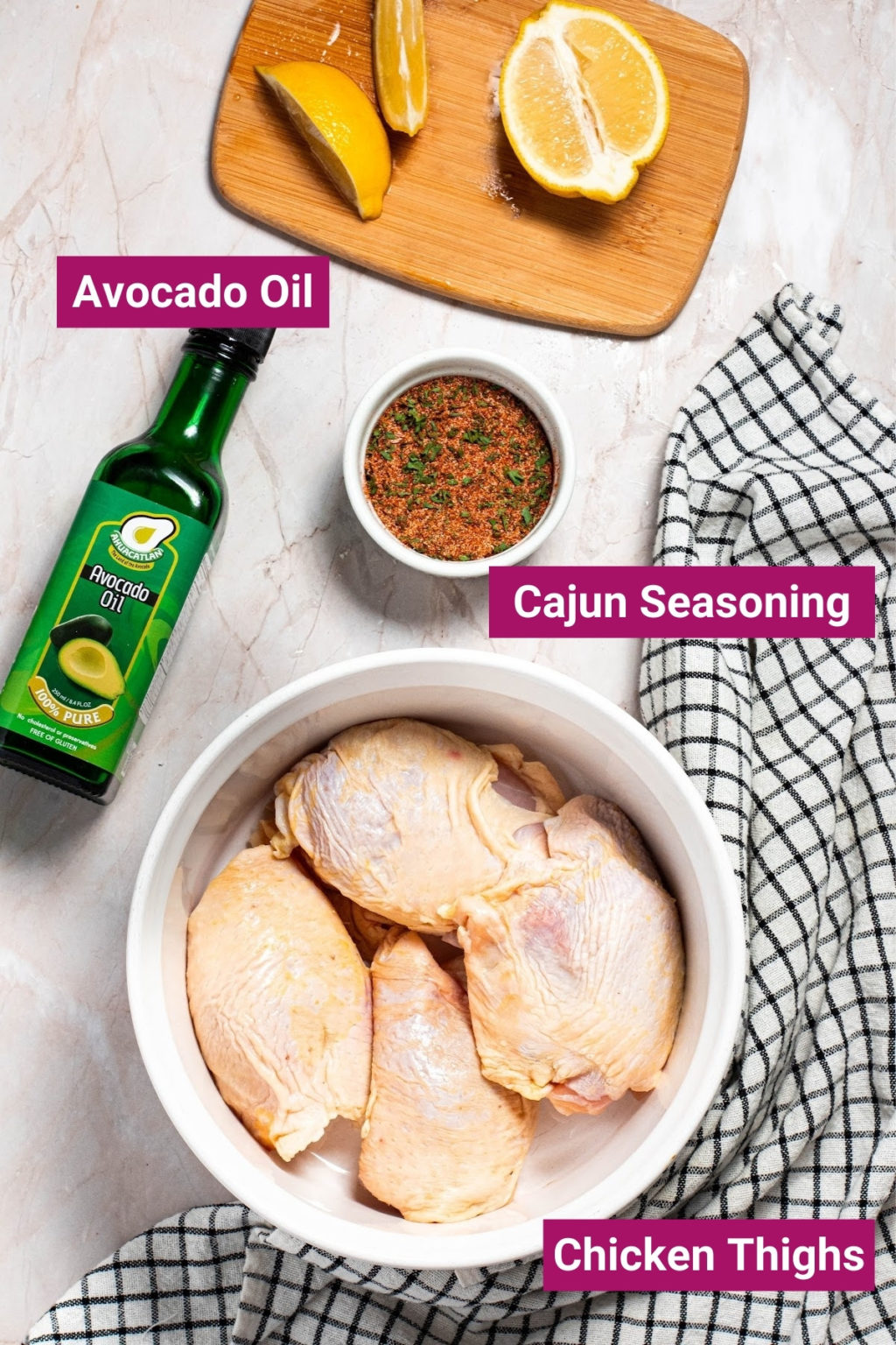 Air Fryer Cajun Chicken Thighs Dr. Davinah's Eats