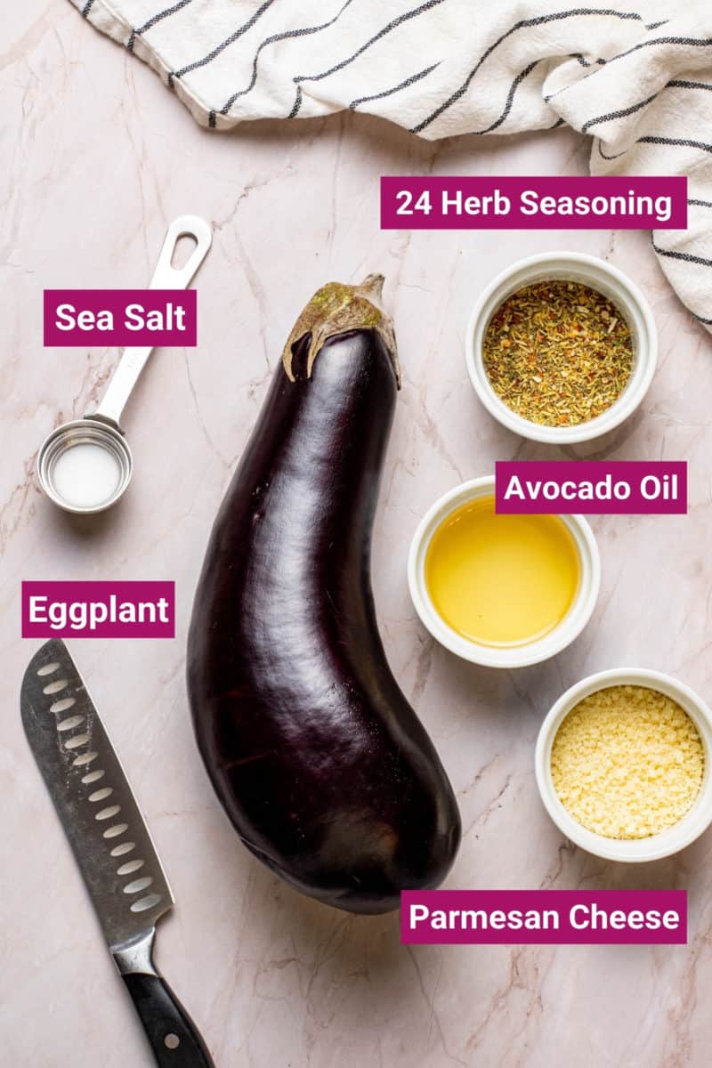 Air Fryer Eggplant (No Breading) Dr. Davinah's Eats