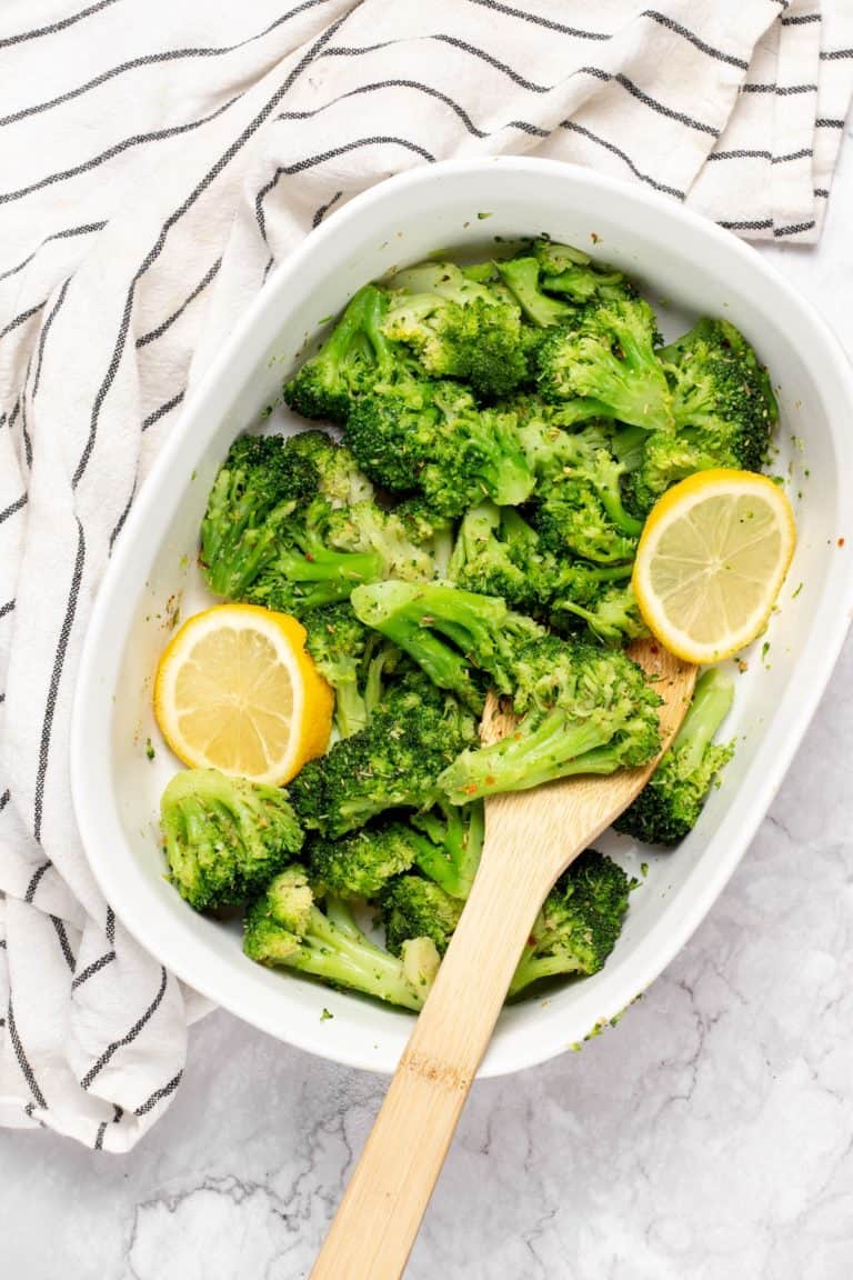 Air Fryer Frozen Broccoli Dr. Davinah's Eats