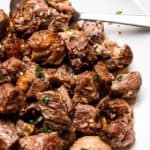 Air Fryer Garlic Butter Steak Bites