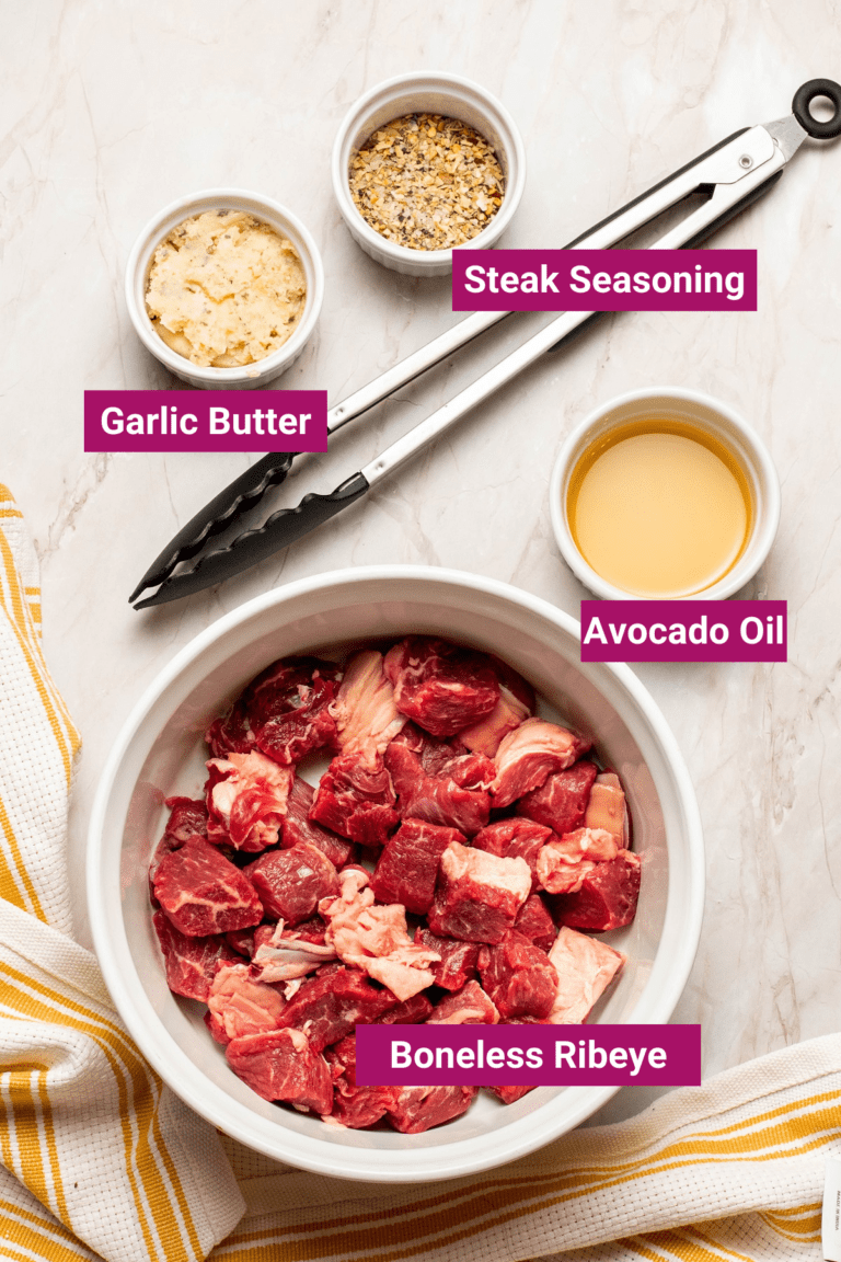 Air Fryer Garlic Butter Steak Bites Dr. Davinah's Eats