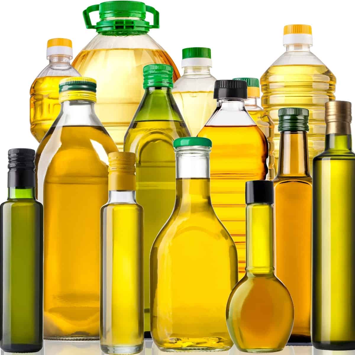 close up of cooking oils