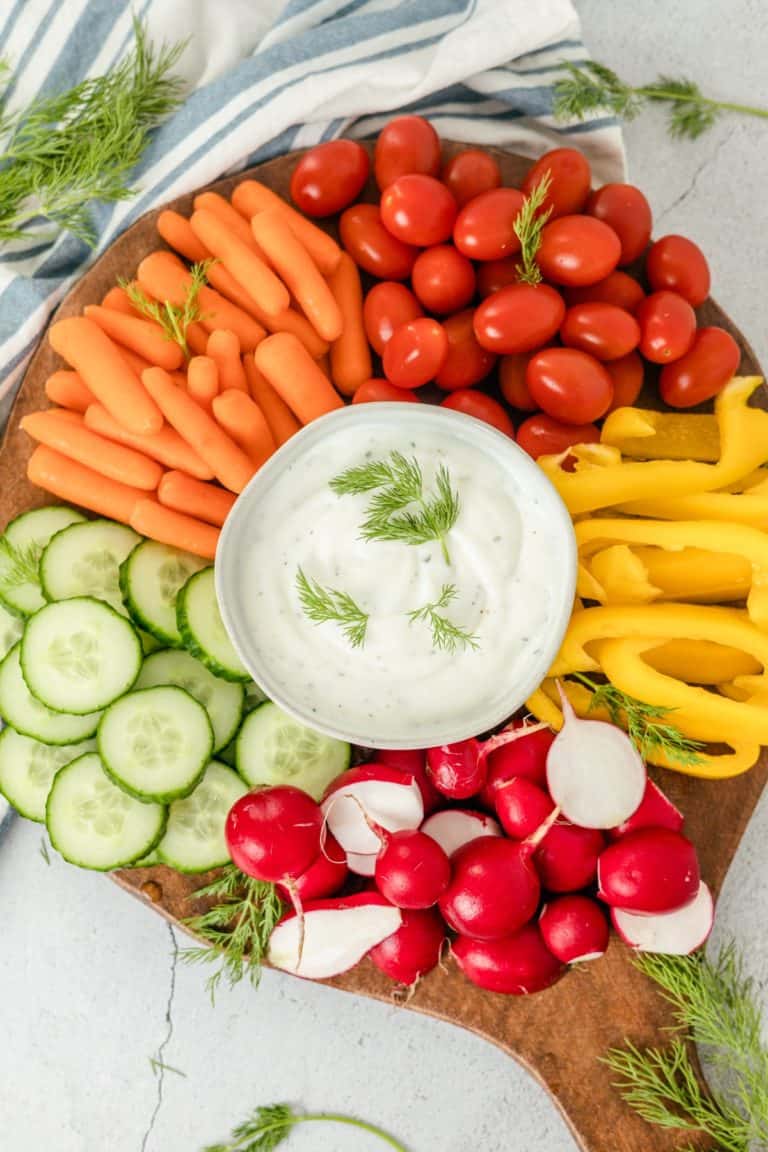 Greek Yogurt Ranch Dip (Easy Homemade Recipe) Dr. Davinah's Eats