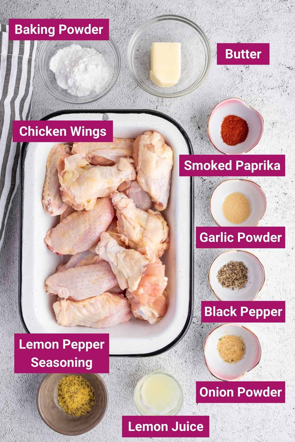 Amazing Crispy Baked Lemon Pepper Wet Wings (may cause addiction) - My  Kitchen Little