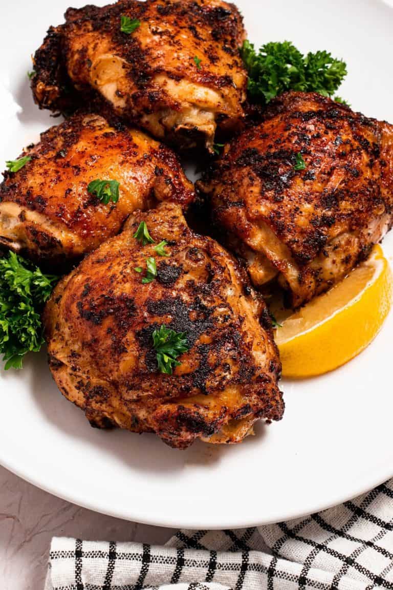 Air Fryer Cajun Chicken Thighs Dr. Davinah's Eats
